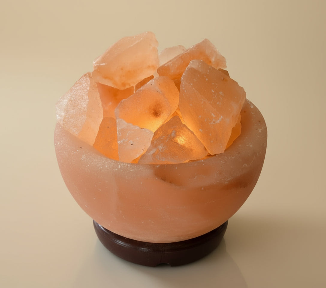 Fire Bowl Salt Lamp